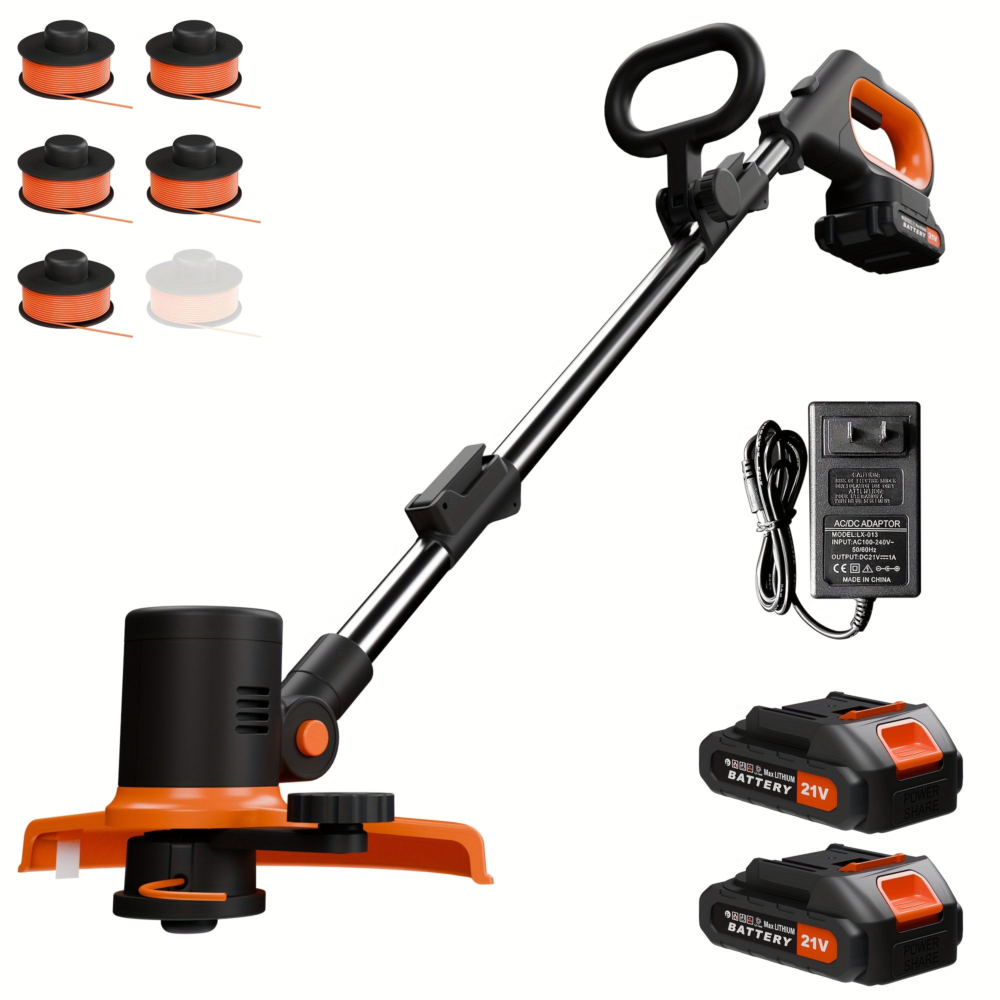 21v cordless lawn mower and electric string trimmer 2 in 1 with 2x2 0ah lithium ion batteries charger powerful motor ergonomic handle quick change spool   for lawn yard garden edging compatible with   outlets us plug yard maintenance lightweight tool sturdy build diy yard care outdoor landscaping easy handling durable plastic home  