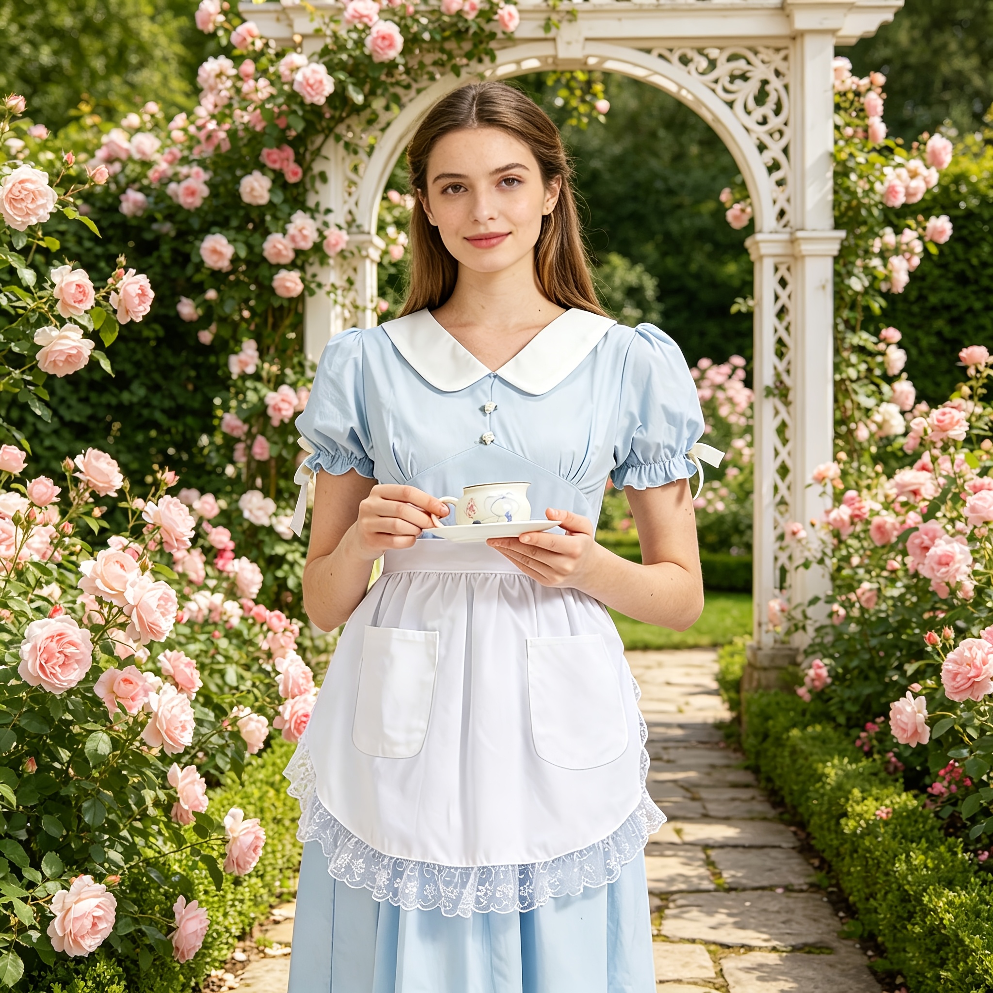 waitress uniform sold on Temu Malaysia