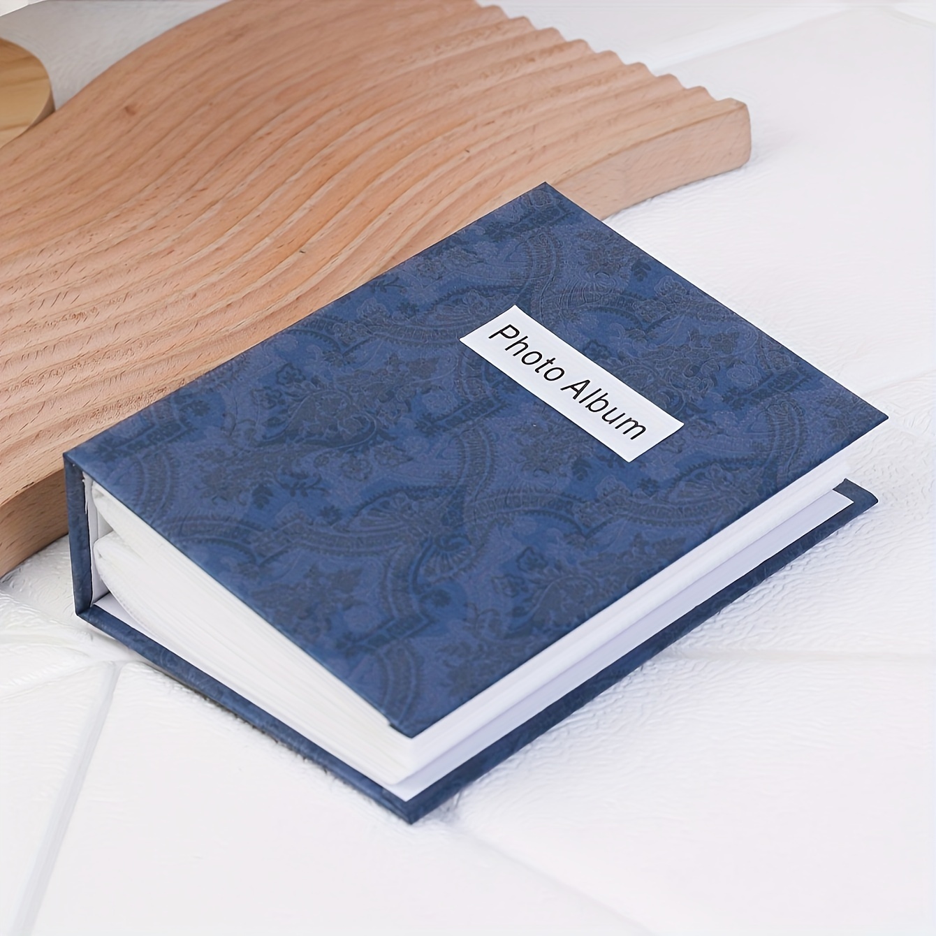 Image of 1pc Retro Photo Album, 6-inch 100-page Insertable Retro Photo Album Student Card Book, Used For Wedding Anniversary Graduation Gifts