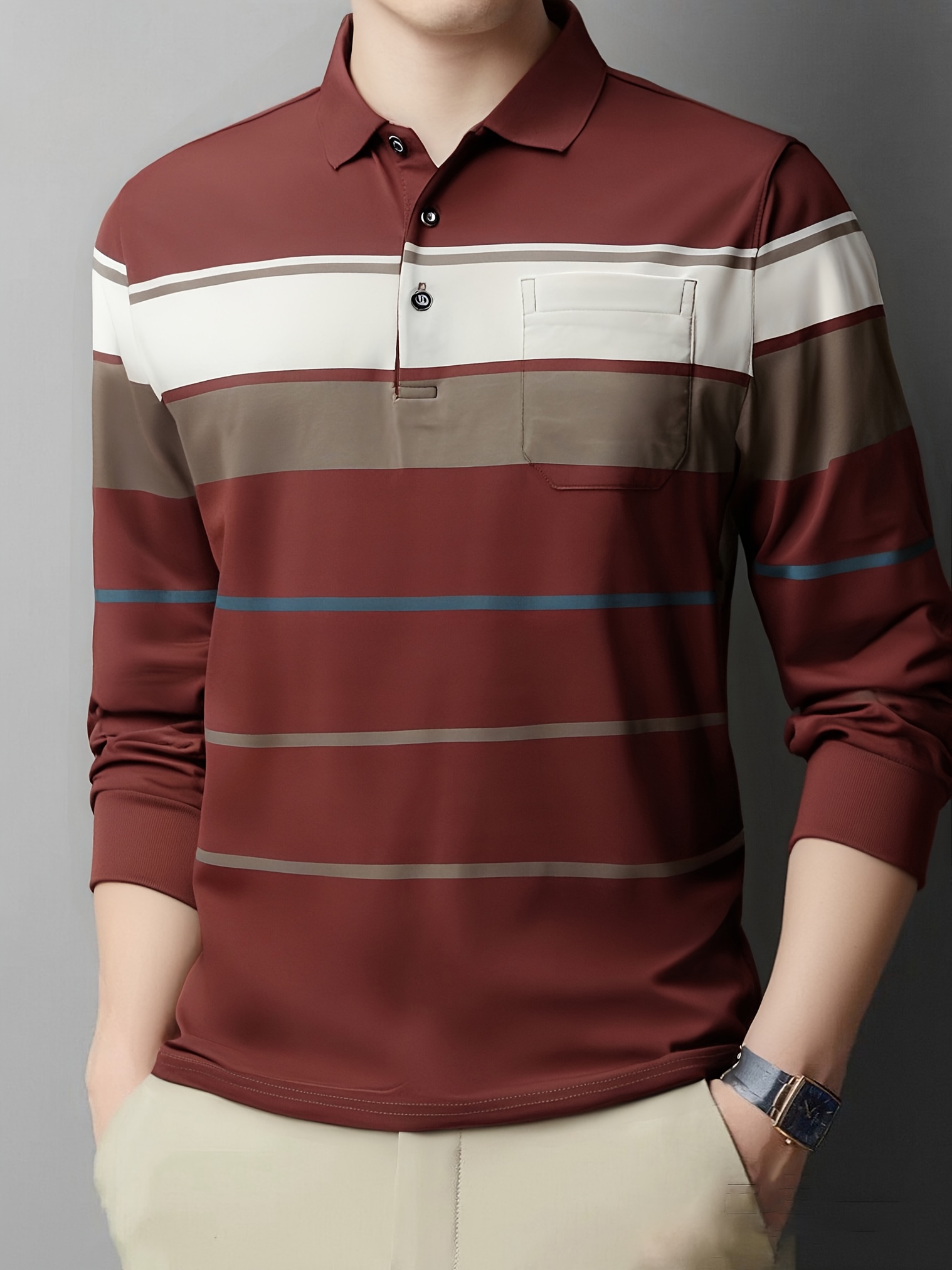mens shirts with pockets sold on Temu Australia
