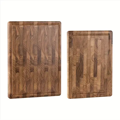 teak wood cutting board for kitchen large size wooden chopping board with hidden handles charcuterie board for meat vegetables fruits father s day mother s day graduation and