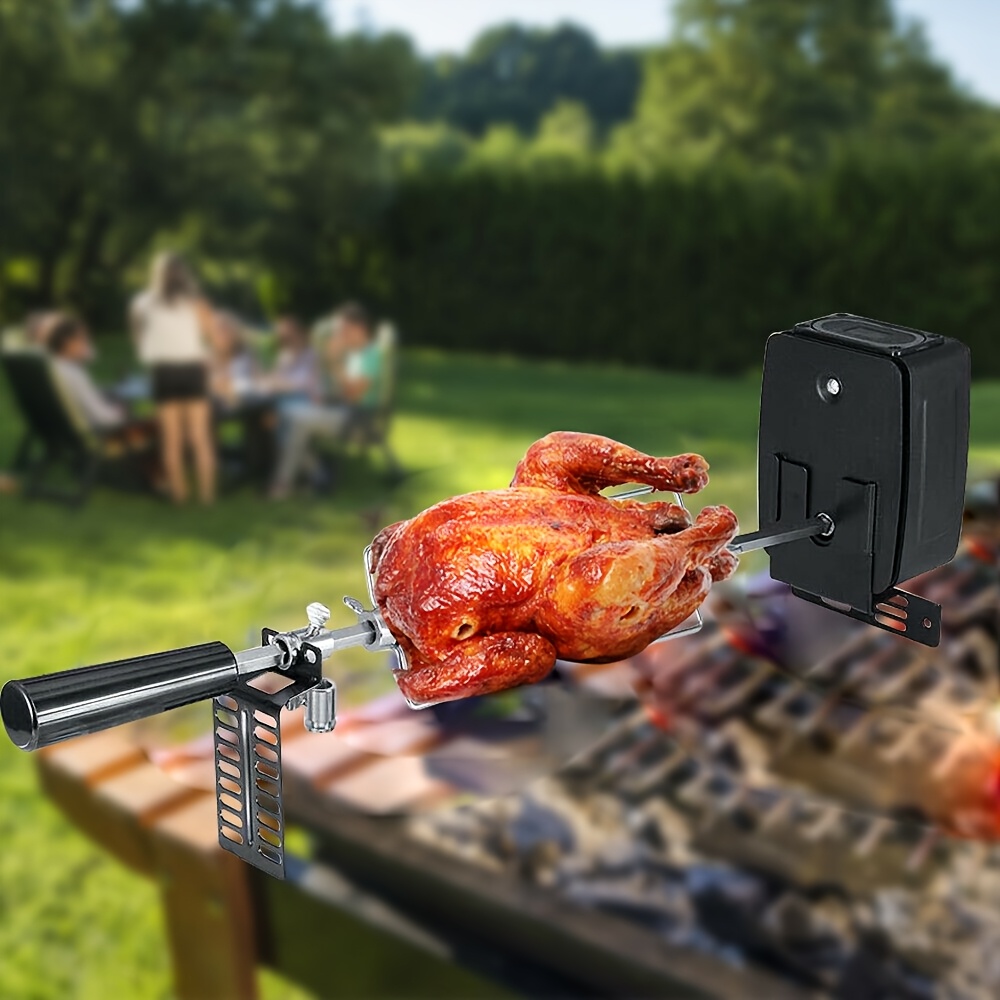 Campfire Battery Operated Rotisserie Spit Grizzly Spit Rotisserie