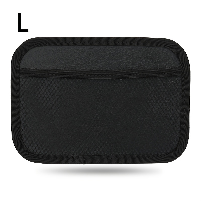TEMU 1pc Of Car Storage Net Pocket, Made Of Oxford Fabric Mesh, Designed To Organize Phones, , Cards, And Keys Inside The Vehicle, For Storage