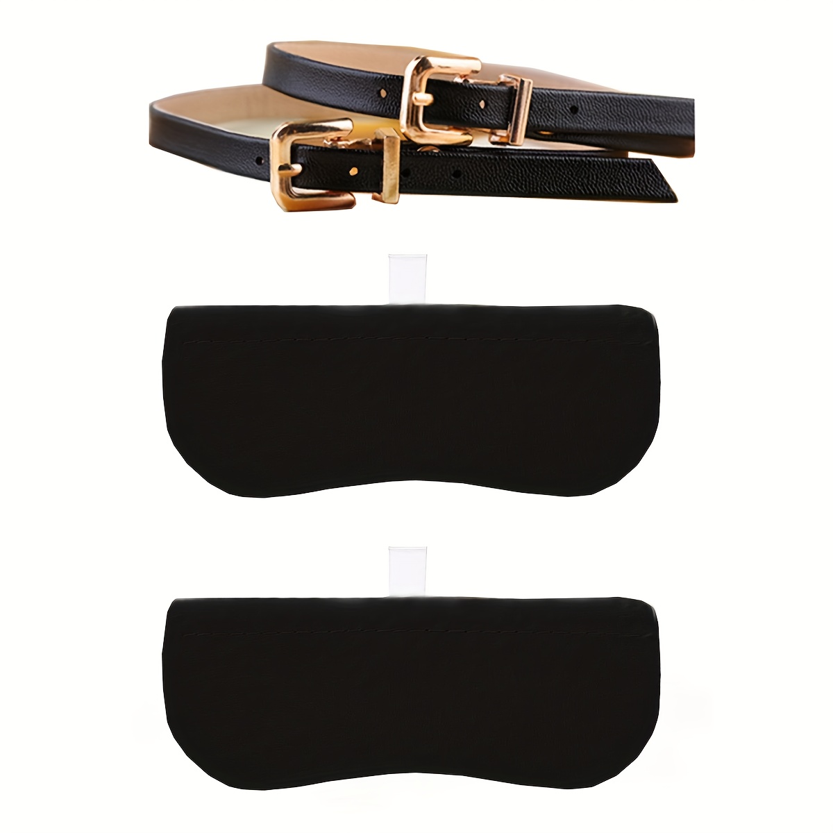 TEMU 4pcs Sangles Anti-Chute Talons Hauts Femmes, Sangles Anti-Décollement, Boucle de Chaussure Anti-Décollement, Pâte de Sangle Anti-Décollement