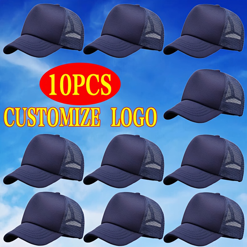 10 Free Custom Logo Mesh Trucker Hats in 18 Colors