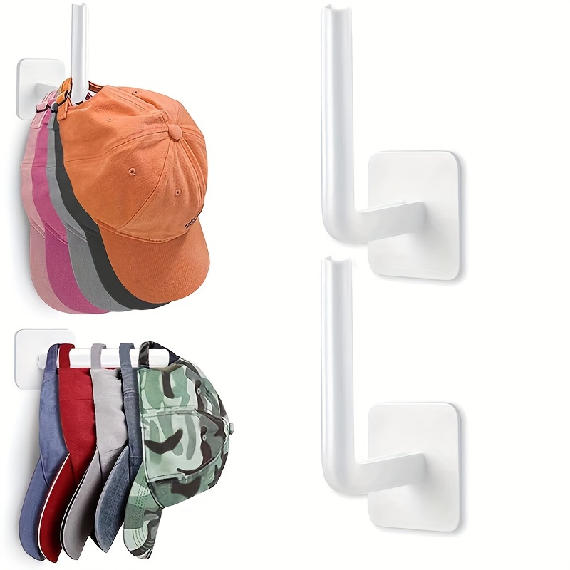 

2pcs -install -mounted Hat & Towel - No-drill, -saving Organizer For , Bathroom & ,