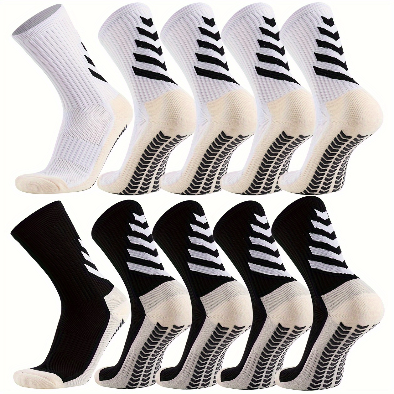 

Athletic Socks For Girls And Boys, In Packs Of 1, 5, 10, Or 20 Pairs, For Sports Like Soccer, Basketball, And Rugby, Featuring A Towel Bottom For Grip.