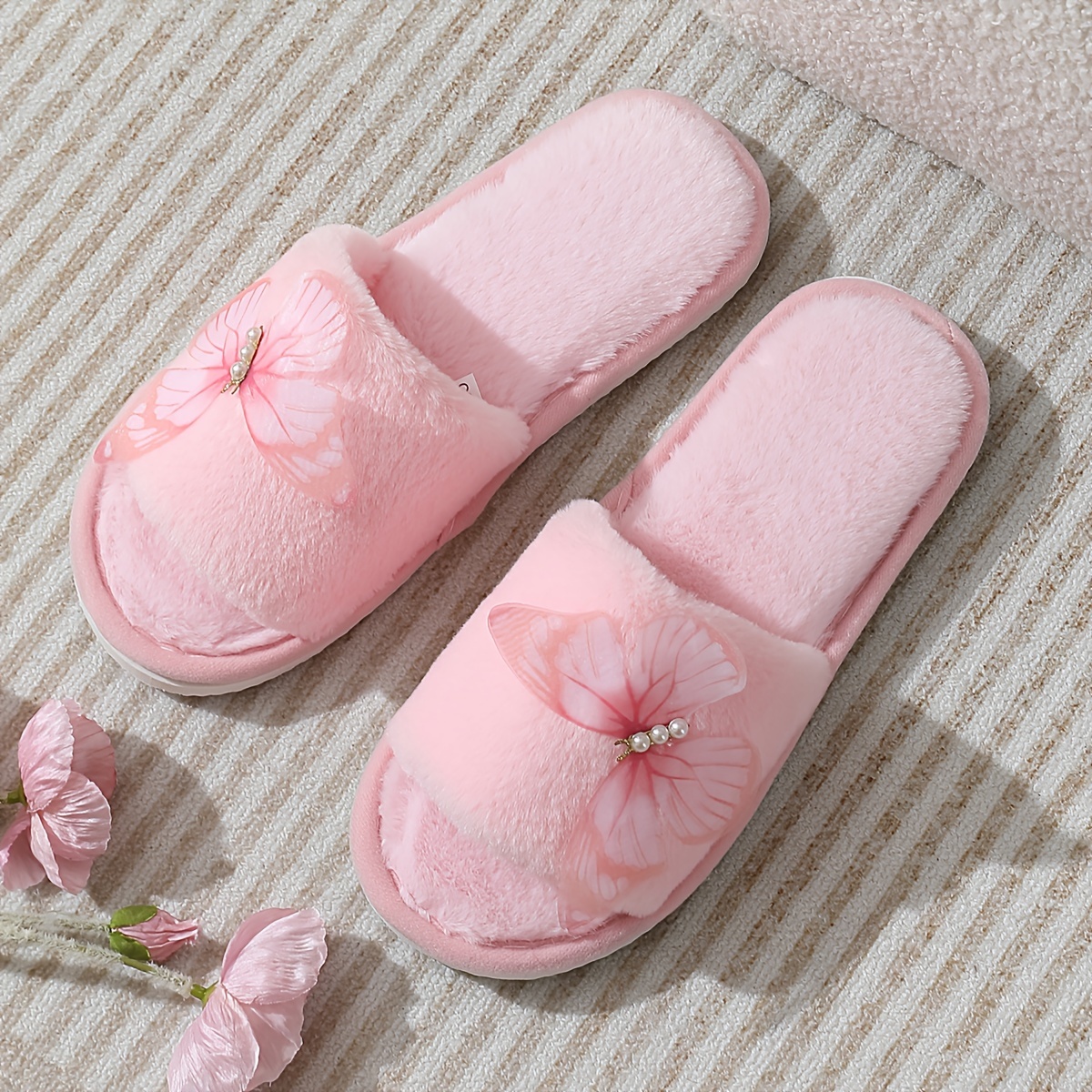 pantuflas felpa esponjosas mujer pantuflas Temu Chile