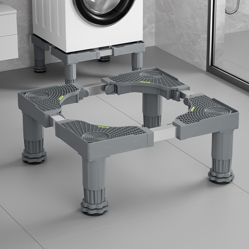 multifunctional washing machine and refrigerator bracket   floor installation   heightening support suitable for dryers and refrigerators practical shelf