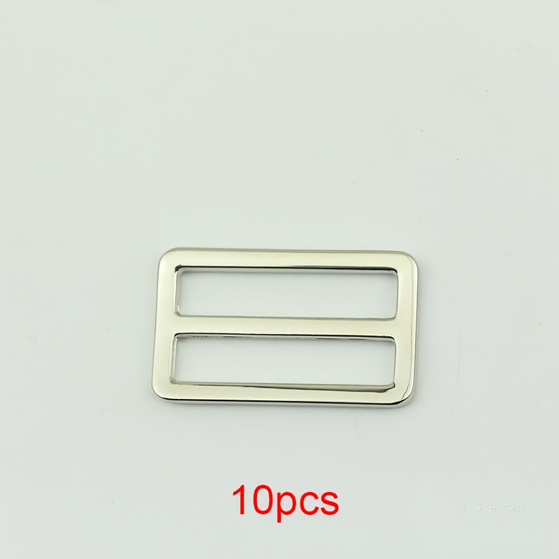 Image of 10 Sets Of 1.5-inch Japanese Square Shoulder Strap Adjustment Bag Strap Ring 38mm Inner Diameter Luggage Golden Adjustment Accessories