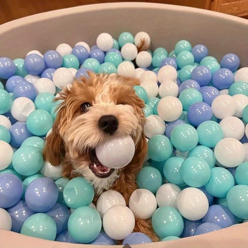 1000pcs Blue +   +   Balls, Multi-Colored PE Material, 2.2in, Suitable for Christmas And Halloween Festival Decorations (  Use), Festive Ornaments, Party Supplies, Vibrant Accents, Ocean Theme, Durable Plastic, Bulk Decorations