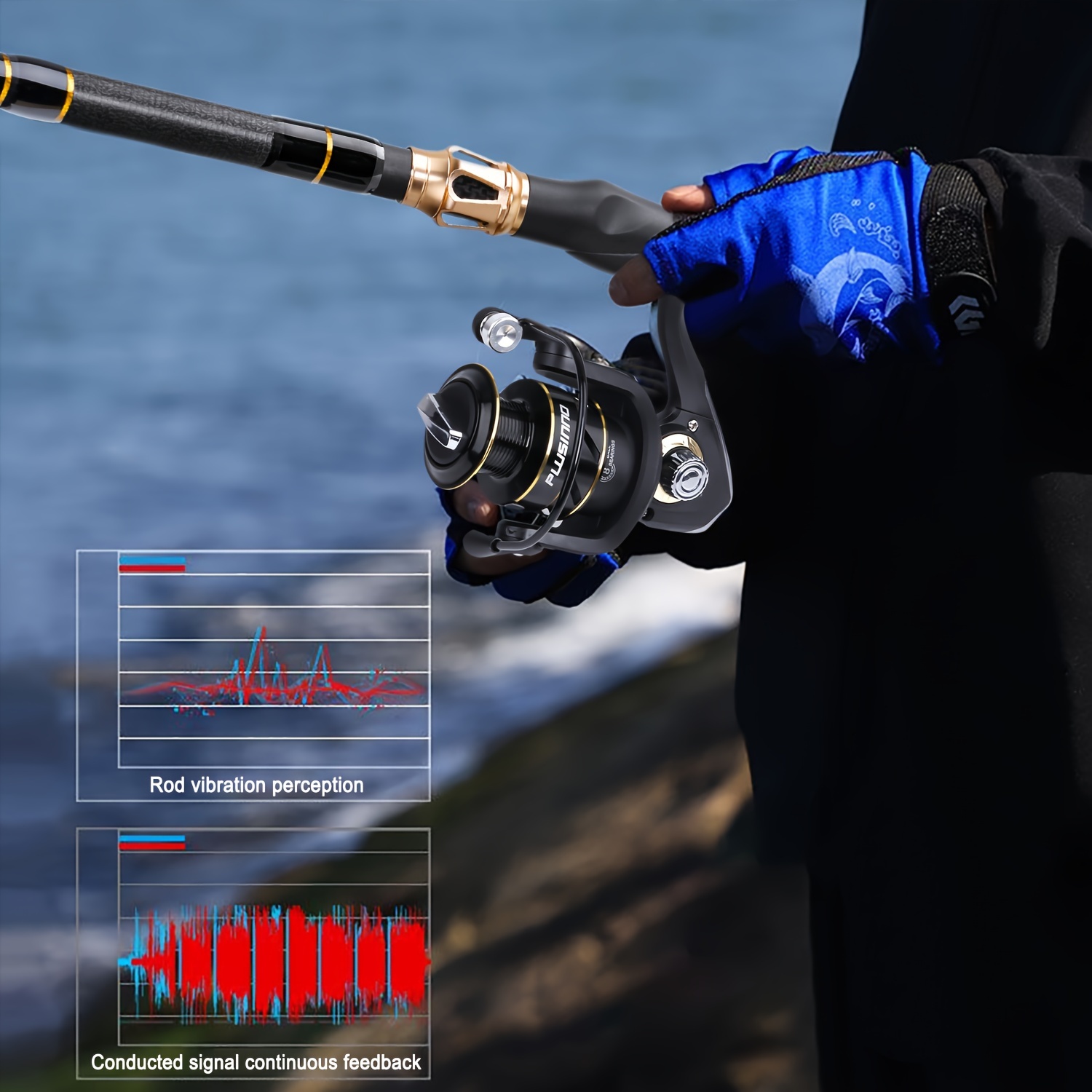 Telescopic Fishing Rod Spinning Portable Fishing Pole Carbon Fiber