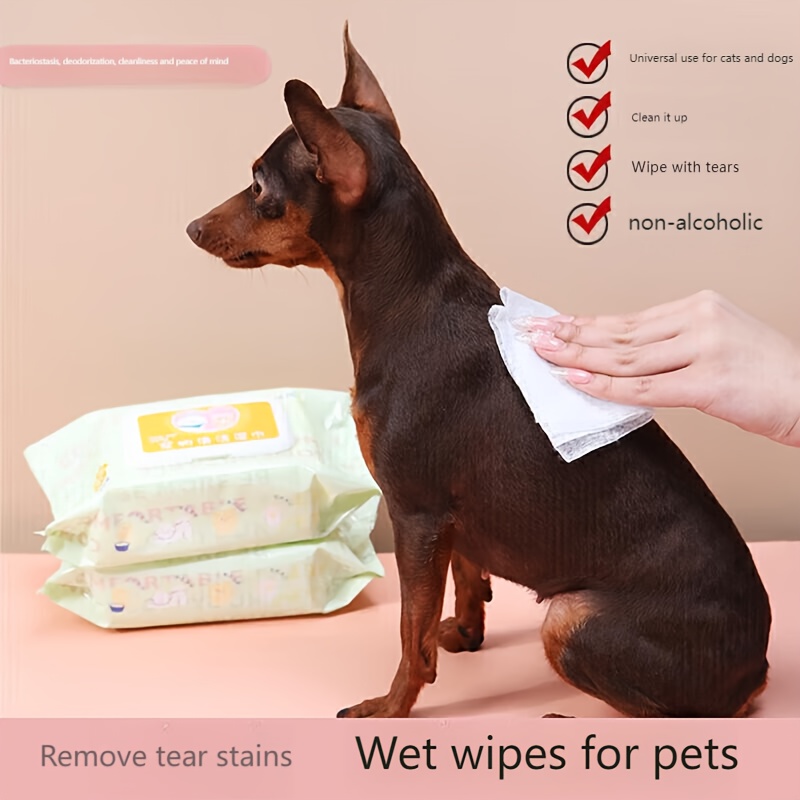 80 pack pet wipes disposable cleaning supplies Temu Poland