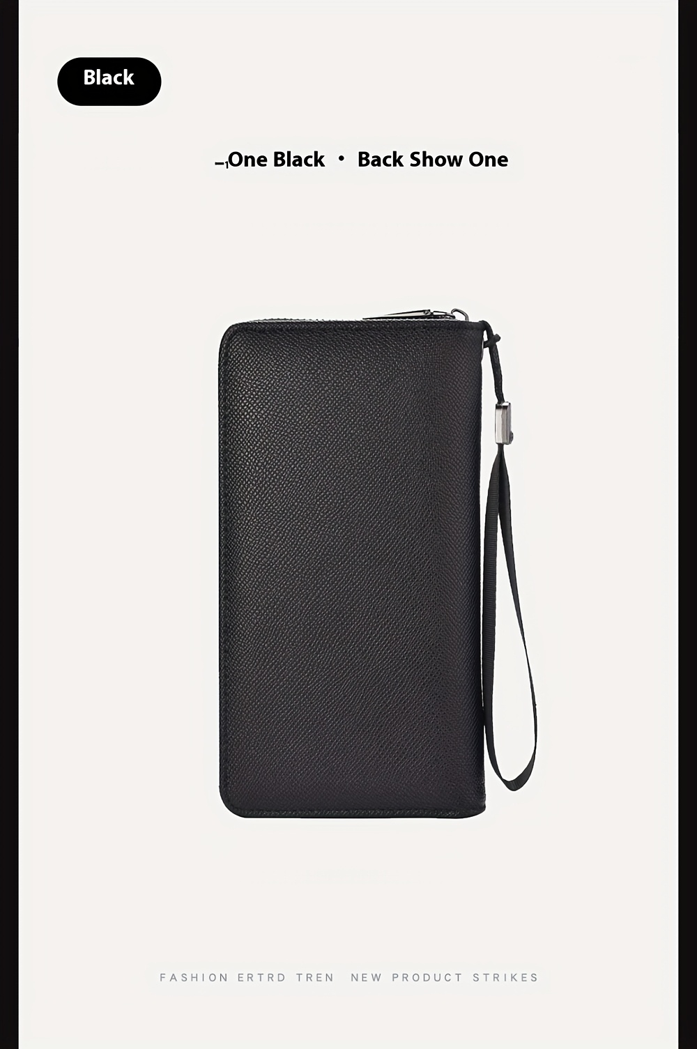 Cartera larga para hombre con gran capacidad, múltiples ranuras para tarjetas, monedero, tarjetero y clutch para .