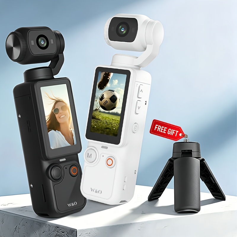 ultra lightweight 4 in 1 action camera supporting 1080p high definition video recording 360 rotating lens image stabilization   click recording compact outdoor camera suitable for cycling vlog and   like shooting effects compatib