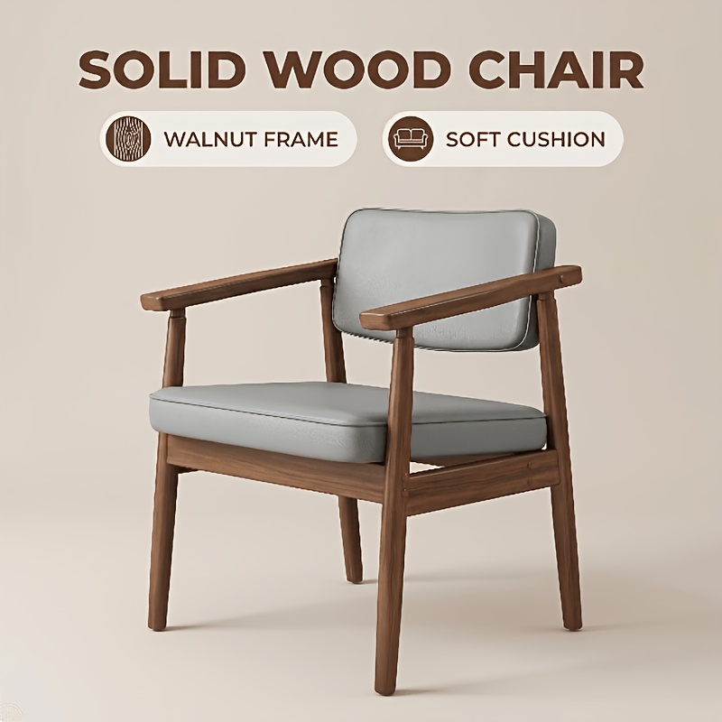 solid wood leisure armchair desk and chair vanity chair dining chair