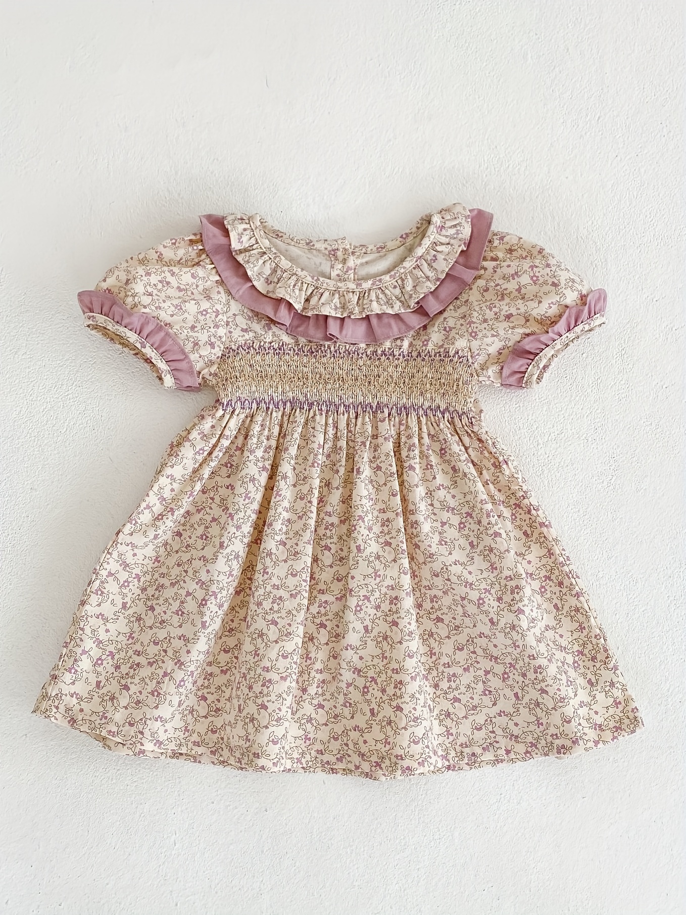 peaches and cream dress Mona Maxi Dress in Peach & Cream Floral