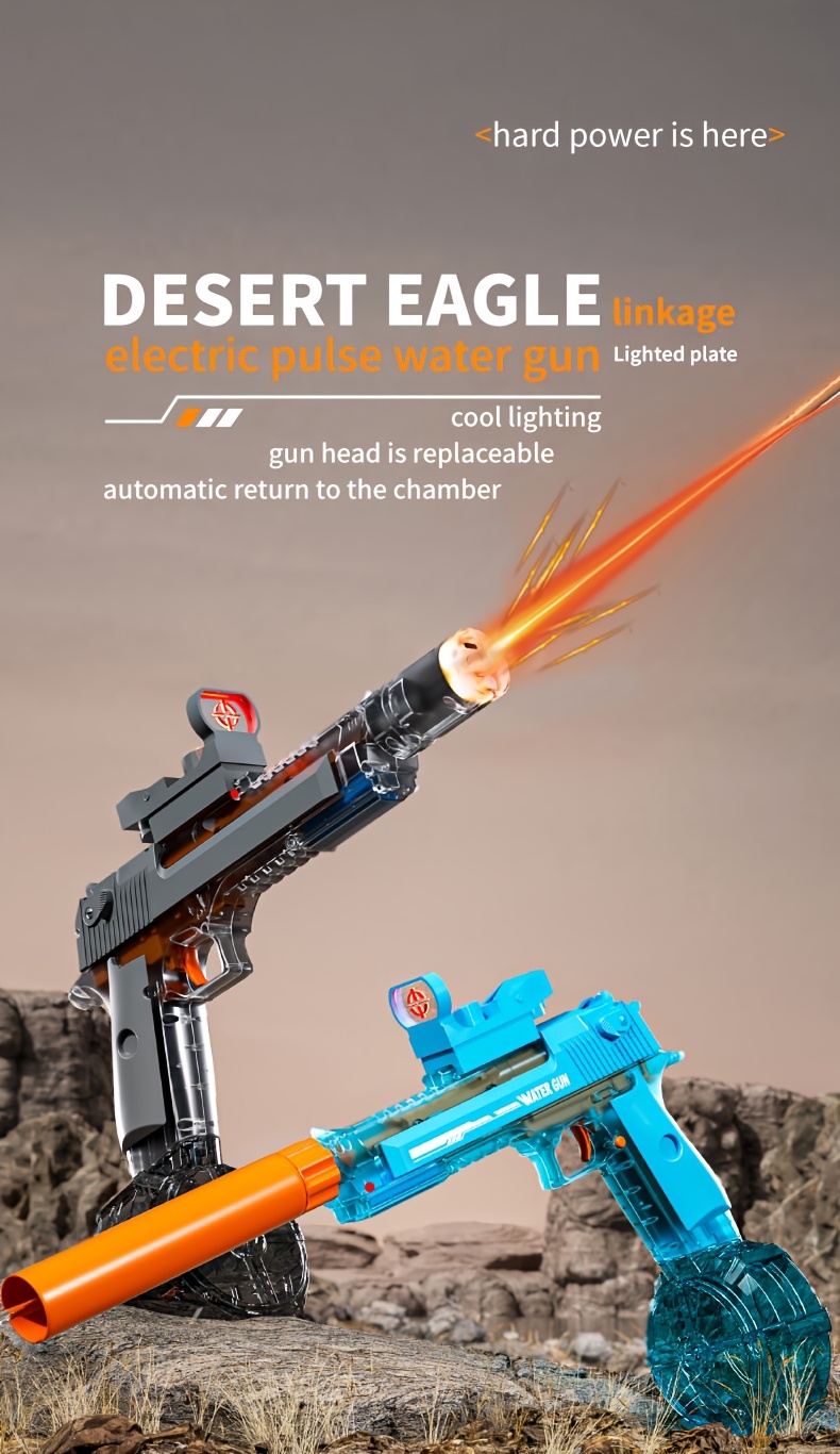 1/2 Pack Electric Water Guns for Adults And Kids, Automatic Water Spray Guns with Range Up to 32 Feet, Summer Outdoor Beach Swimming Super Water Gun Toys, Gift for 3 4 5 6 7 8 9 10 11 12 Years Old