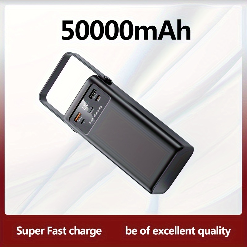 

Portable Charger 50000mah Led Display, , And , Universal Usb C Charging Battery , Rechargeable , External Battery For Phones And Devices -