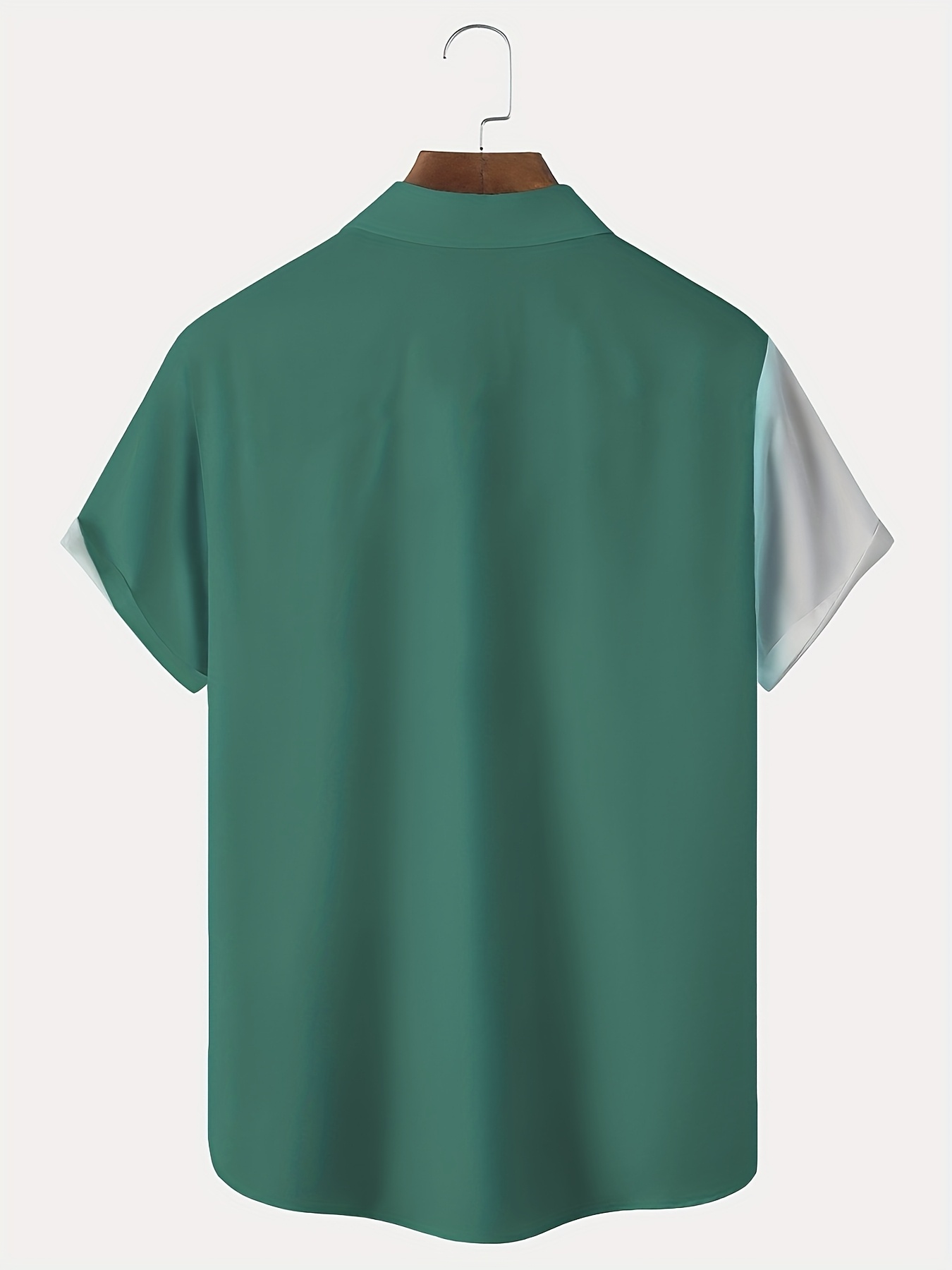 Men'S Vintage Tropical Coconut Tree Gradient Shirt - Turquoise to White Ombre Button-Up Beach Shirt with Palm Tree Print, Non-Stretch Fabric for Casual & Formal Events - All-Season Tropical Vacation Outfit - Plus Size Friendly Classic Collar Button Front Placket, Beach T Shirt, Summer Outfit, Retro Style, Durable Construction, Short Sleeve Top, Summer Wardrobe, PLUS SIZE, Spring And Summer Tropical Vacation Outfits (Short Sleeves/Long Sleeves), HAts/ShIrts/Pajamas, Beachy Items