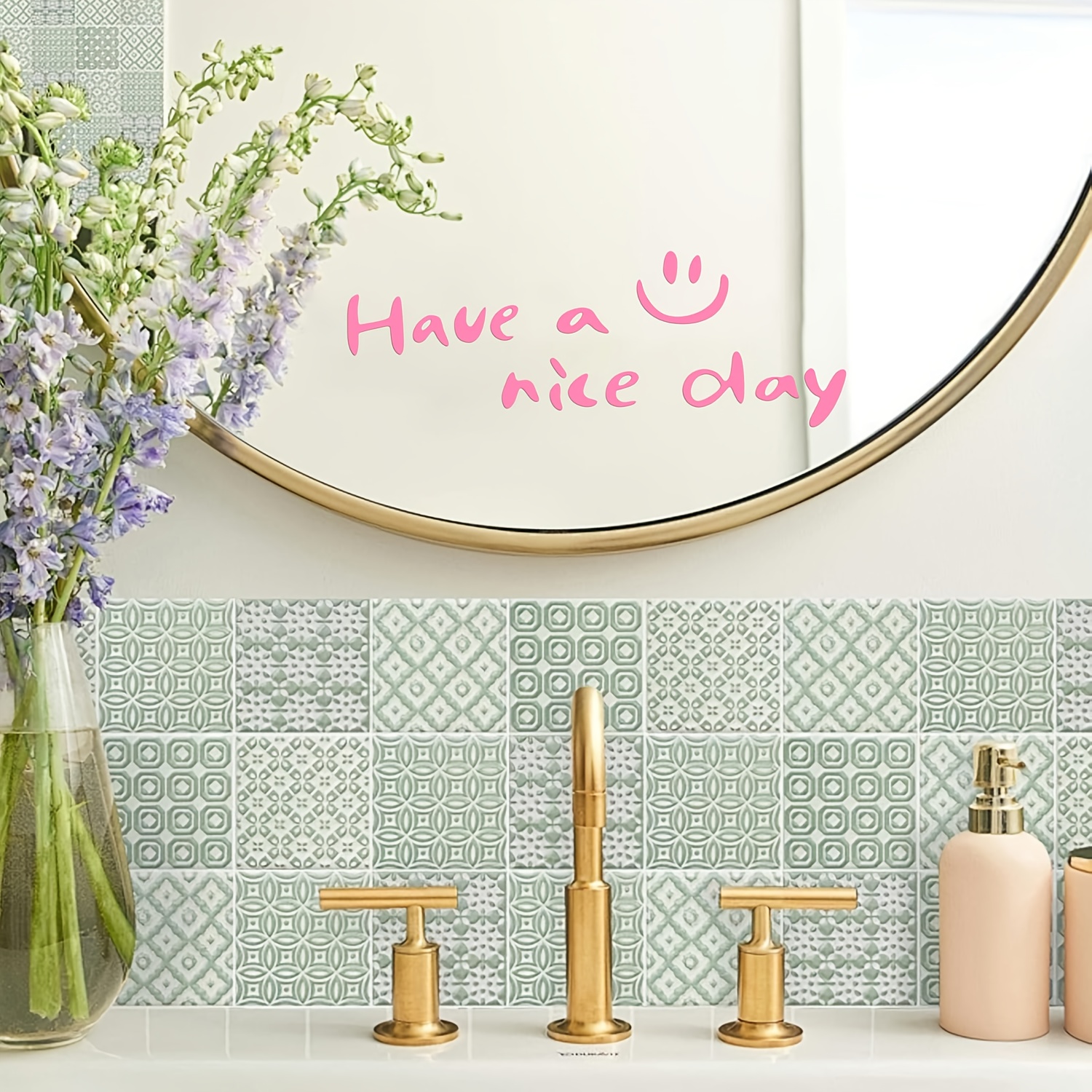 Day Living Room Room Dressing Mirror Makeup Affirmation Stickers Car Stickers Doors Windows Life Decorative Stickers Only Stickers