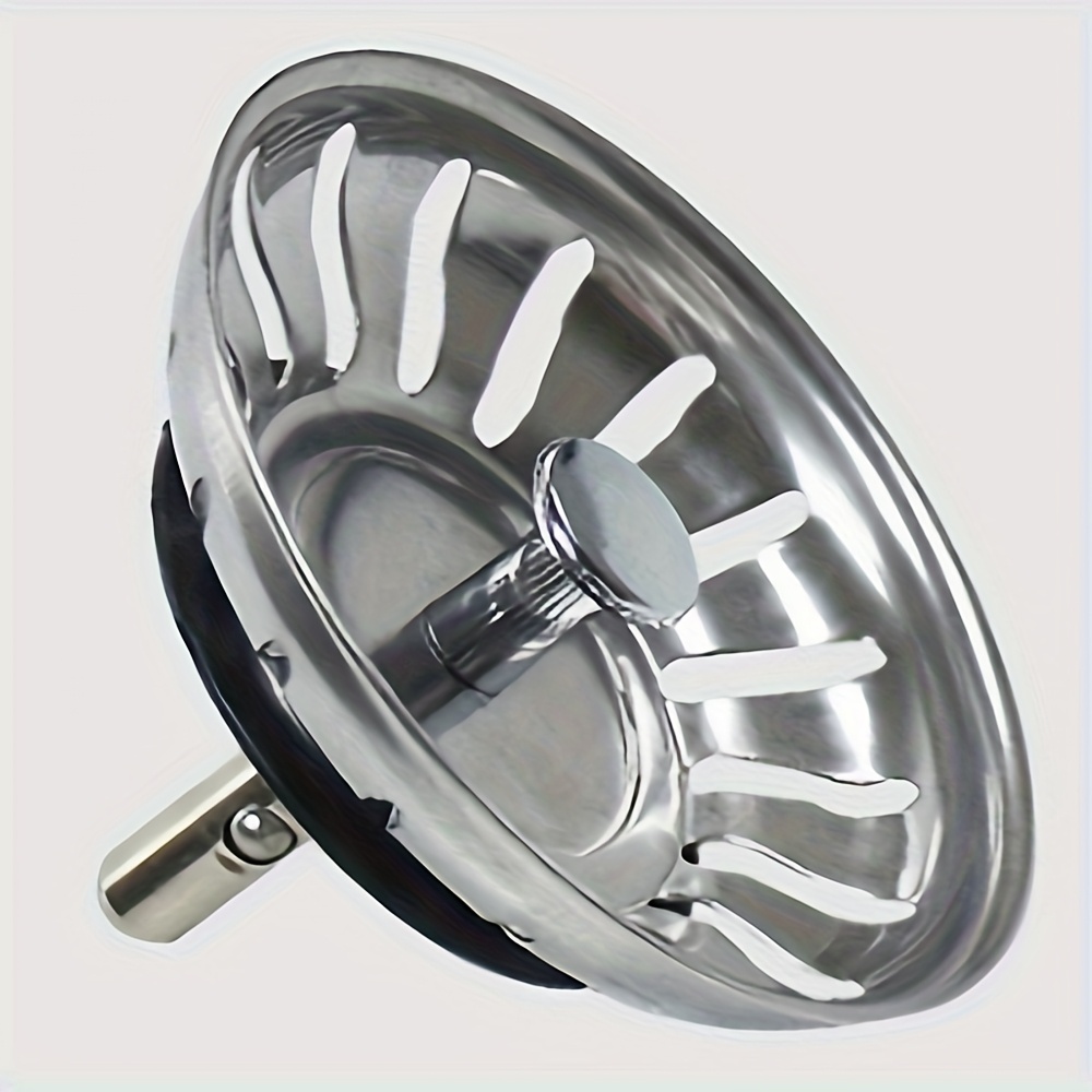 item picture 2 High-Quality Stainless Steel Kitchen Sink Strainers with Anti-Clogging And Debris-Catching Features, Equipped with a Scraper for Efficient Drainage in Kitchens And Bathrooms, Durable Kitchen Sink Accessories.