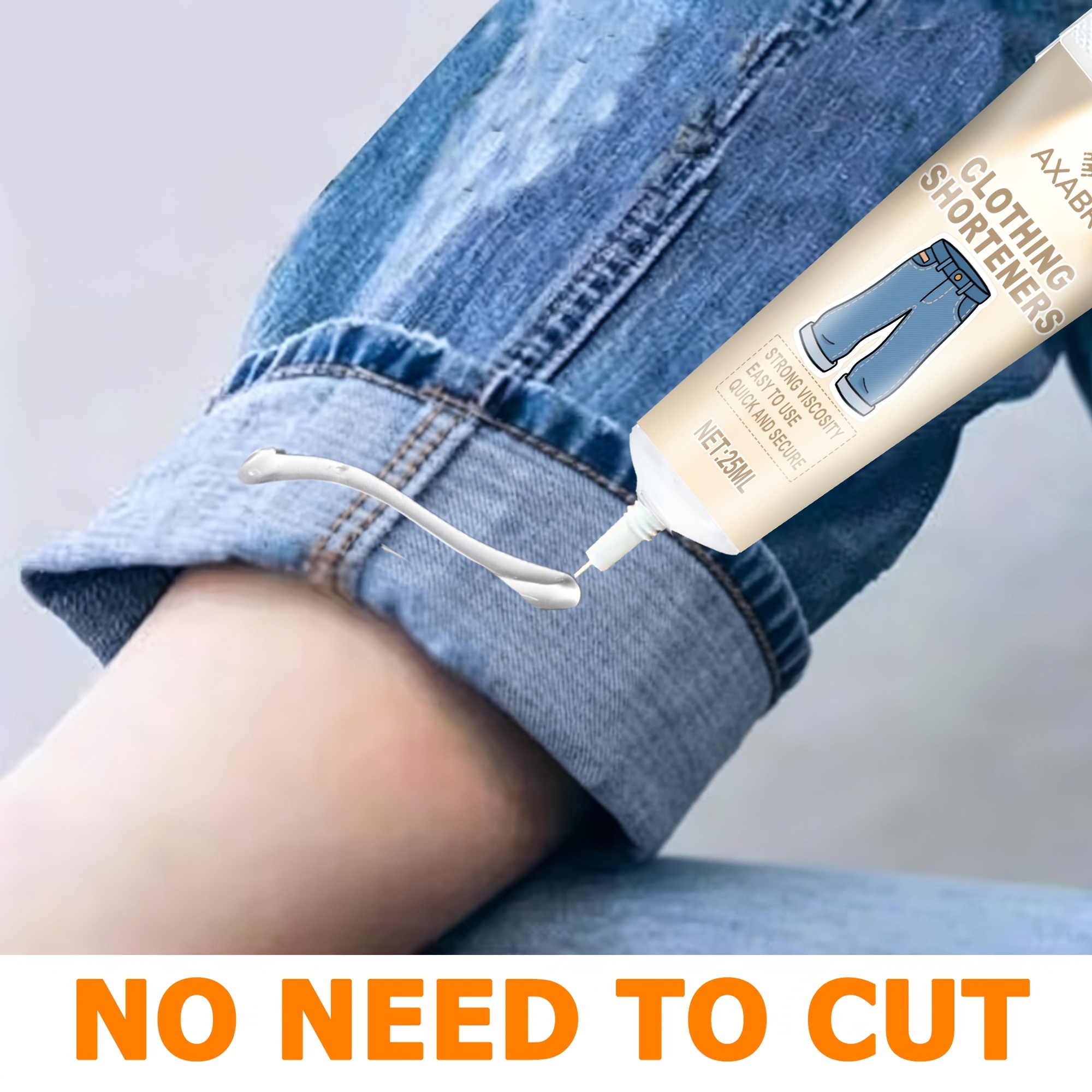 a versatile fabric   solution that adheres to clothing without   a self   fabric patch that requires no sewing