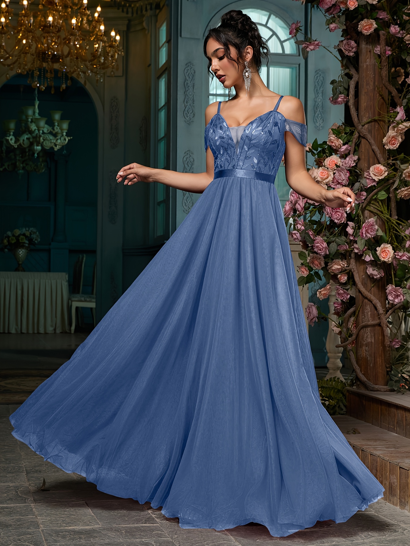 fashion dress sneakers Ivory Unique Spaghetti Straps Modest Prom Dresses, Fashion Wedding Dre –  SposaBridal main image 1