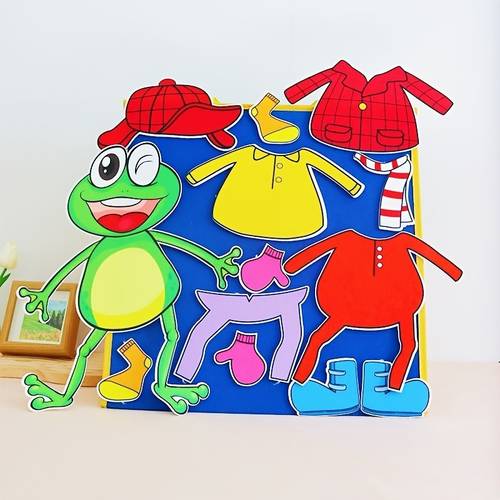 13pcs Large-Size Dressed Felt Set, Performance Props & Classroom Teaching Tools by