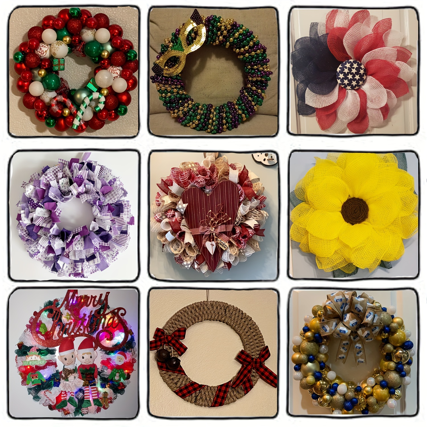 Christmas Wreath Making 10 Wire Wreath Frame 10/12/14