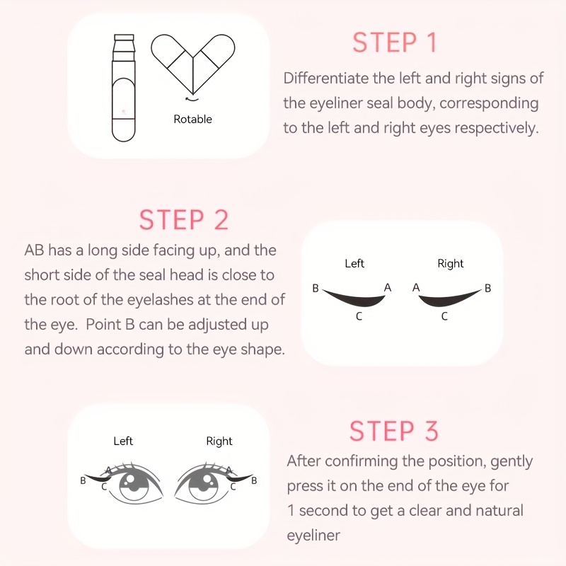 rotating eyeliner   long lasting waterproof sweat proof   application for beginners quick eye makeup ideal gift   options daily use beginner friendly makeup tool   durable makeup tool Product details 5