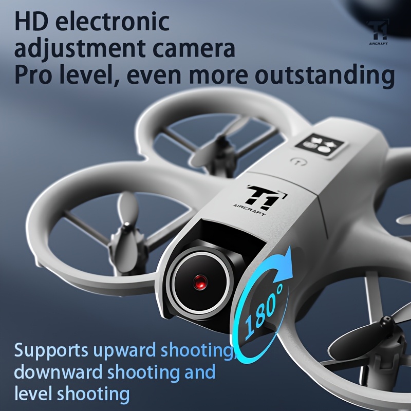S11 PRO 4K FPV Drone with Dual Cameras, 180° Rotation, Dual Batteries, Optical Flow, Gyroscope, One-Key Controls, Anti-Collision Design, Blu