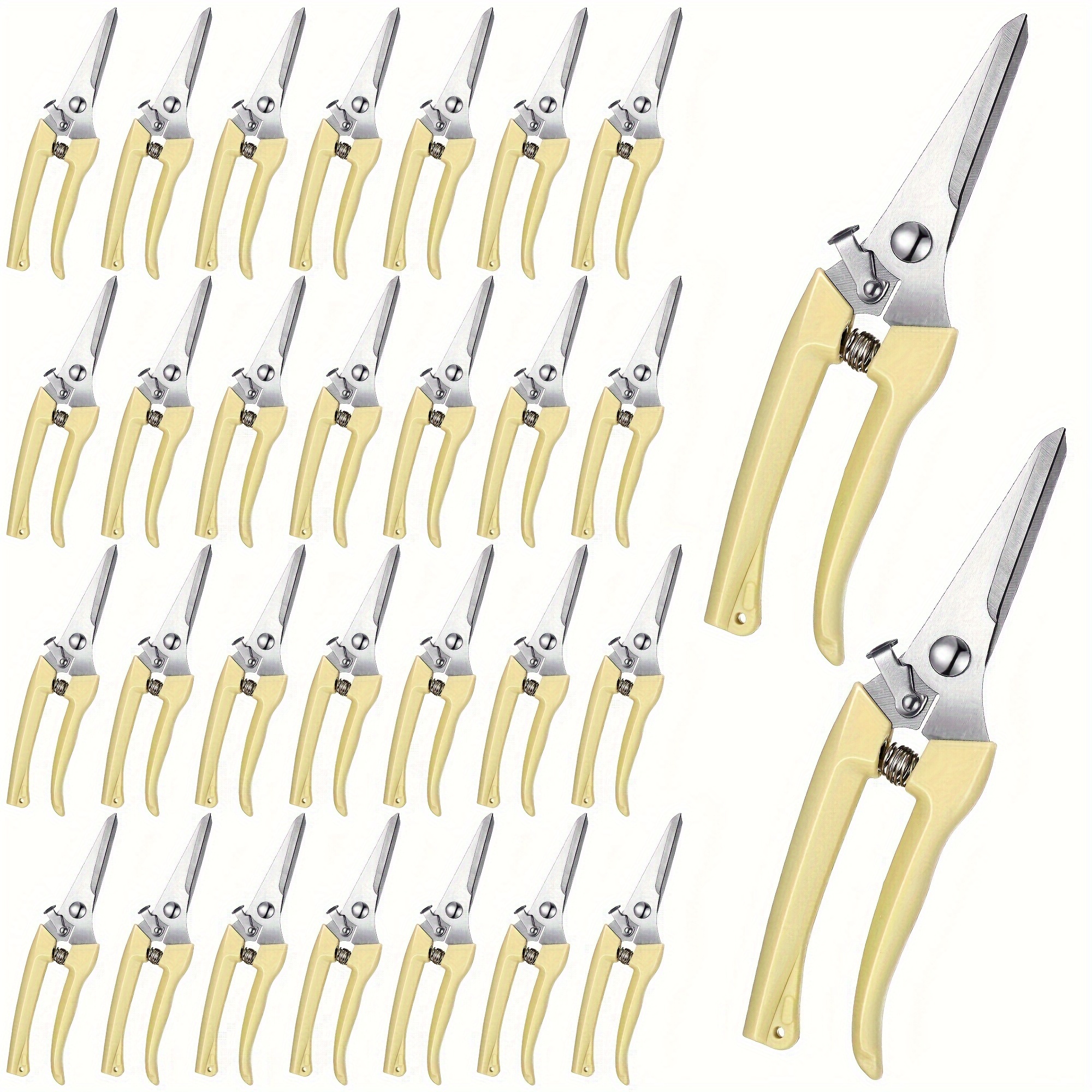 

30pcs Shears Pruning Duty Trimming Pruner For Gardening Plants Cutting ()