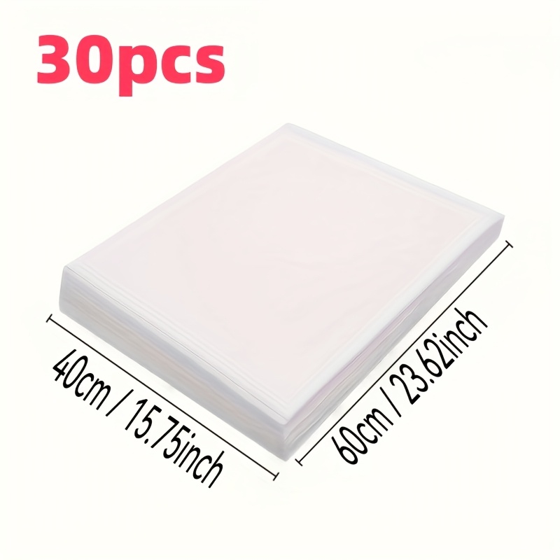 TEMU 30pcs Large White Birdcage Liners - Suitable For Parrots And Various Pet Cages, Durable Liner Paper, Easy To Clean, Comfortable Habitat