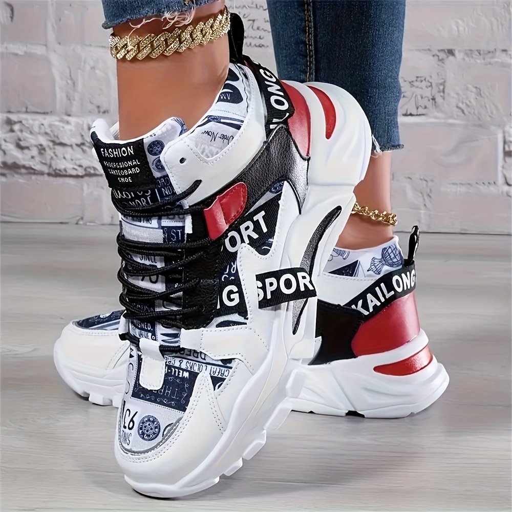 High Top 2019 White Trainers Ladies High Top Sneakers Sold On Temu