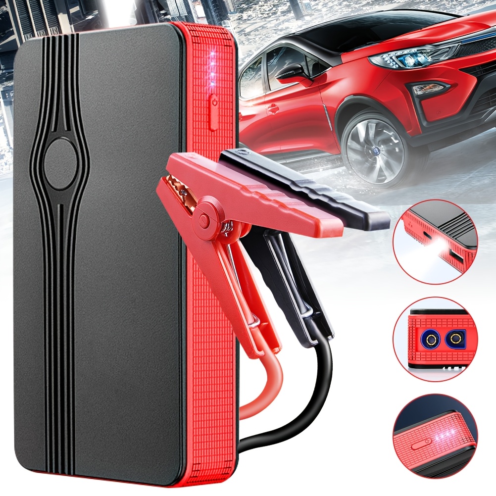 TEMU 16-in-1 Car Jump Starter With Air Compressor 160psi, 8000a Jump Starter Jump Box (all Gas 14l ), Jumper Cables Jumper Starter Portable With Car