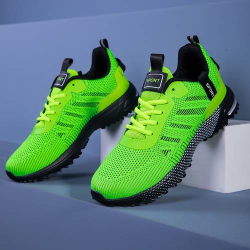 lauf-sneaker für herren im freien, trendige, bequeme schnürschuhe mit niedrigem schaft für training, wandern, workout