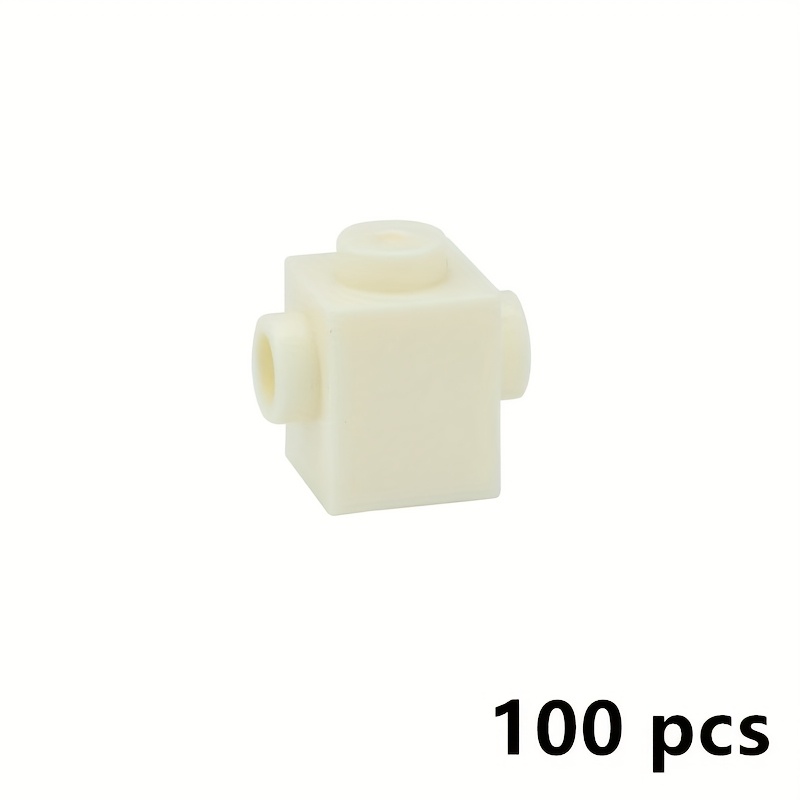 100pcs 1x1 Thick 2 Sided Brick Building Blocks Compatible with 47905