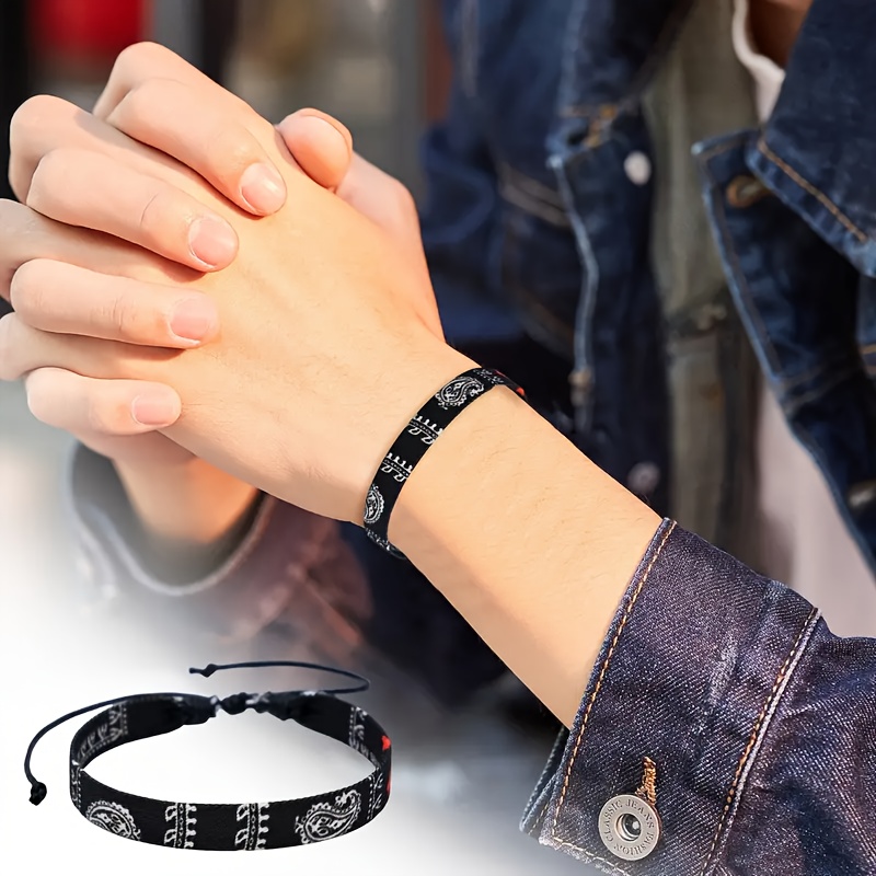4pc Handcrafted Traditional Woven Bracelet Set