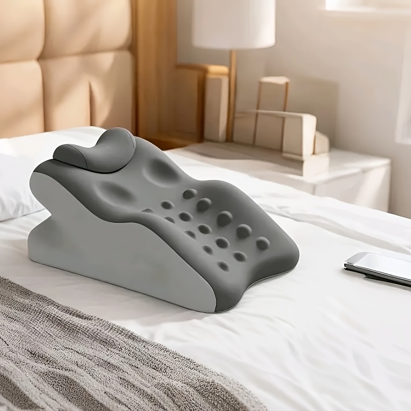 Ergonomic Support Pillow, Multifunctional Face-down Pillow, Breathable Bed Pillow, Suitable For Side And Back Sleeping, Pillow, Removable Pillowcase, Versatile Support