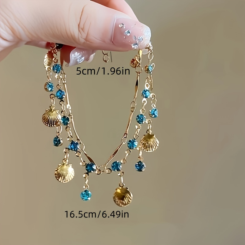 Golden Shell Necklace, Versatile Bracelet
