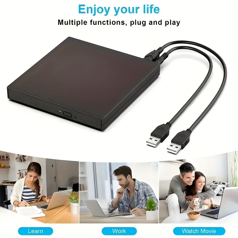 

Usb 3.0 External Dvd - Cd/dvd , , , And For Laptop And Computer - And , Compatible And Mac