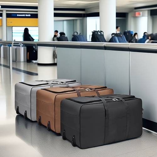 bolsa de equipaje de gran capacidad con ruedas plegables, bolsa de mudanza de tela oxford, bolsa de viaje para , en , viajes de , viajes de negocios, bolsa para estancias cortas, bolsa de almacenamiento de ropa, bolsa acolchada para chaquetas