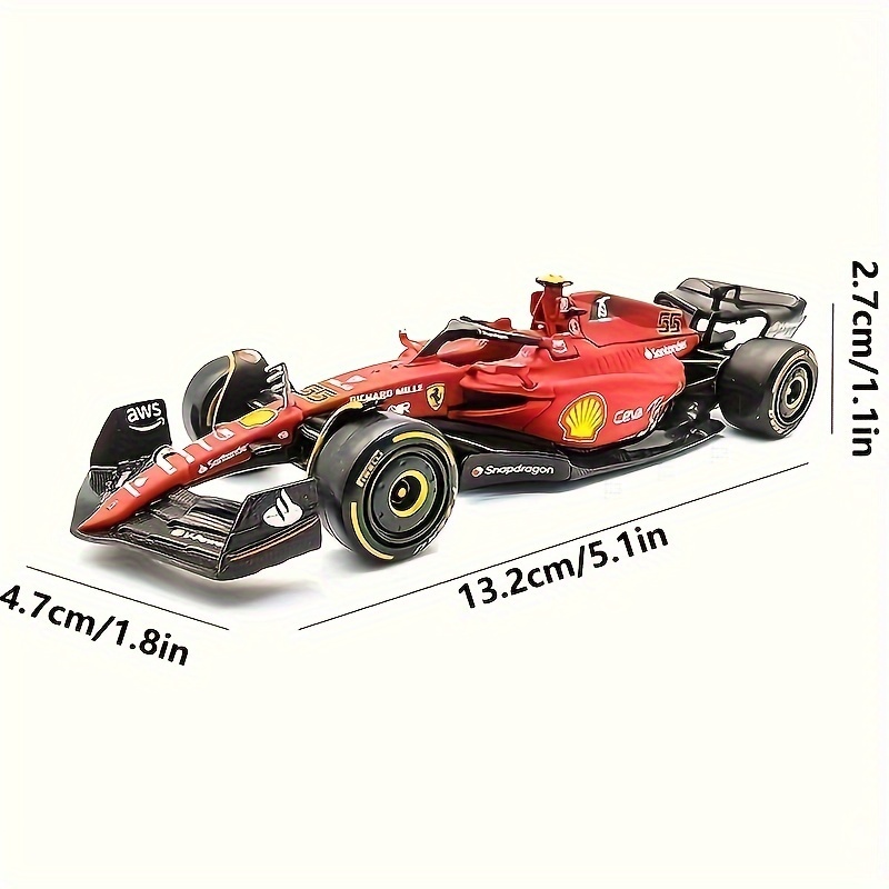 1:43 schaal Burago Ferrari F1-75