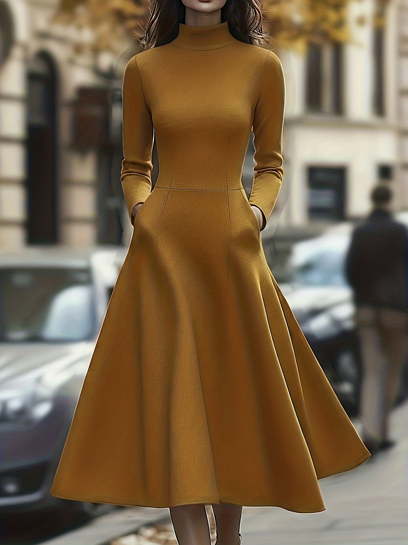 blue dress for baby girl Winter Ethnic Hair Collar Gold Velvet Party Dress Sexy Women Print Fea main image 0