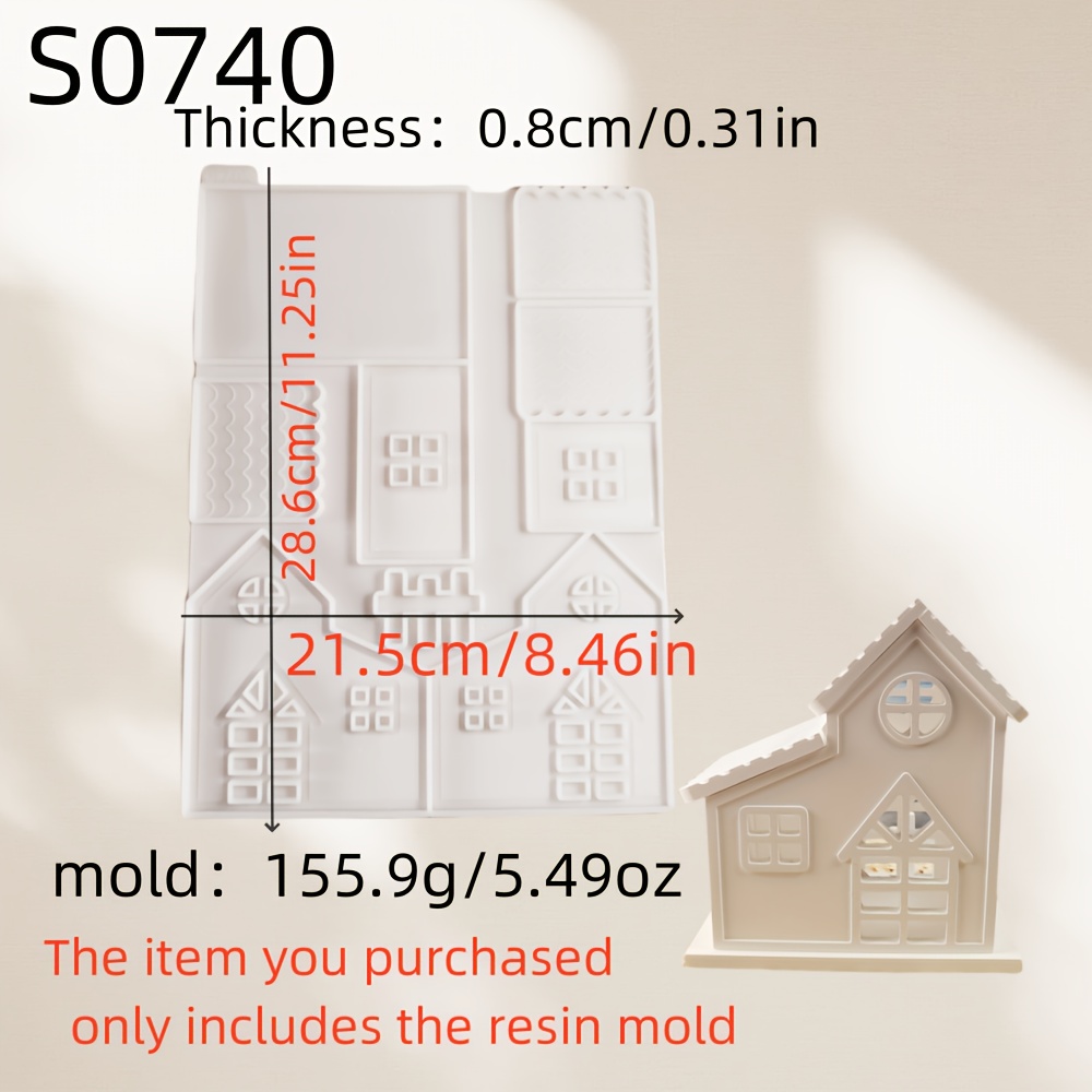 Image of Resin Casting Molds Christmas 3d Decoration Silicone Mold Candle Silicone Mold Gypsum Decoration Silicone Mold Silicone Mold Home Decoration Epoxy Resin Mold S0740