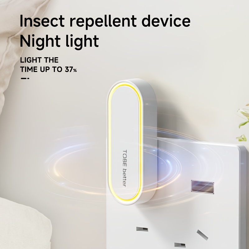 Smart Soundwave Technology Pest Repeller Suitable for Mosquitoes, Bed Bugs, Cockroaches, Rats & Ticks - USB Plug-in Electronic Bug Killer Device with Soundwave Technology Technology, Portable for Home, Indoor,, for Home Use, USB- Insect Repellent