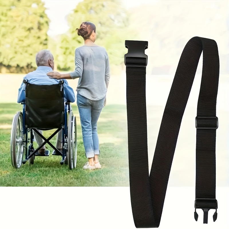 

Wheelchair Safety Waist Strap Adjustable Wheelchair Waist Seat Belt, Wheelchair Safety Harness Belt Restraints Straps Wheelchair Seat Anti Slip Belt, Elderly Patients Wheelchairs Fixing Belt