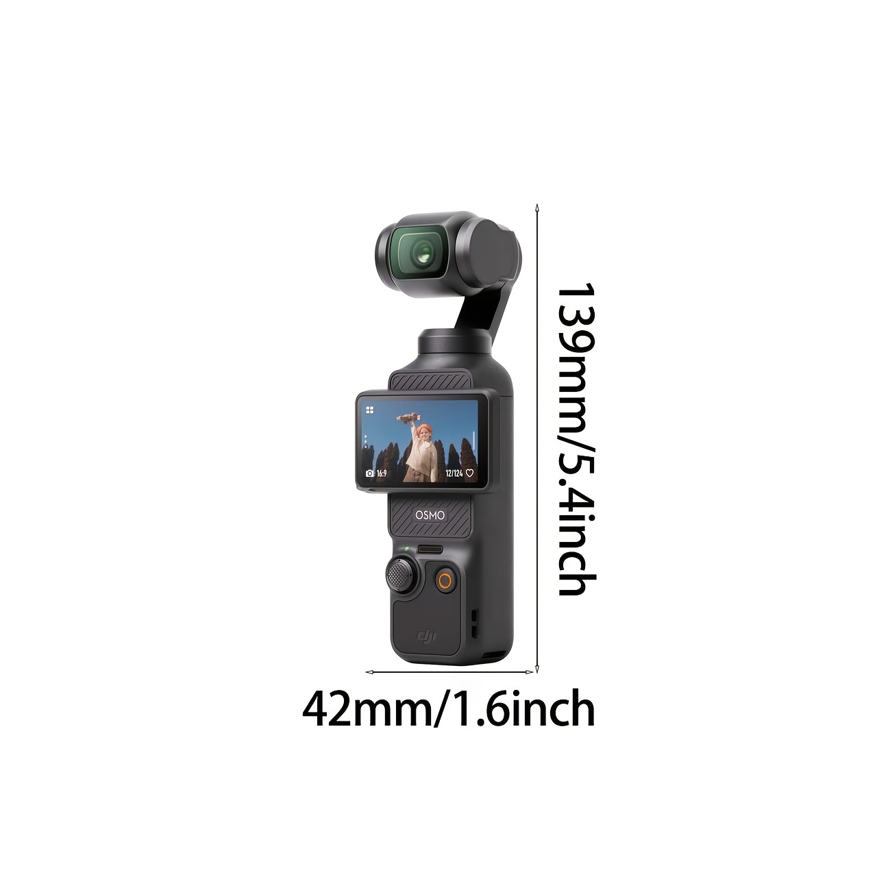 DJI OSMO Pocket 3, 1-Inch Pocket Gimbal Camera Travel Handheld Vlog Camera, Lingyan Handheld Digital Camera, Awesome Image Quality, Cinematic Texture