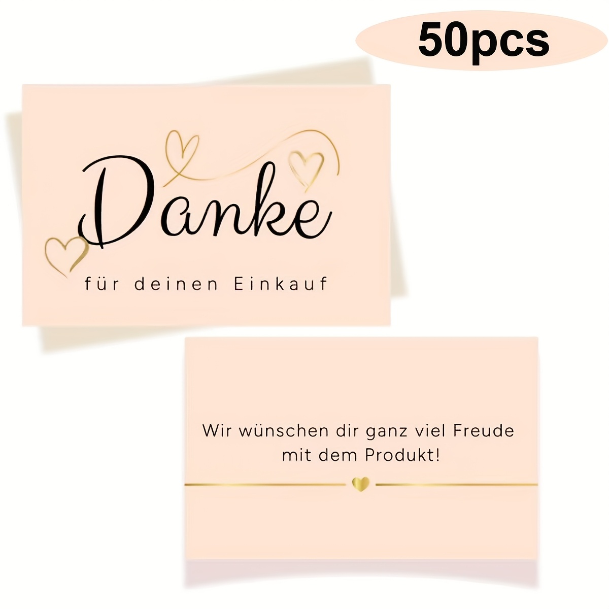 50pcs thank you cards appreciation cards for orders purchases       e commerce small businesses and online stores to strengthen customer connections and show professionalism